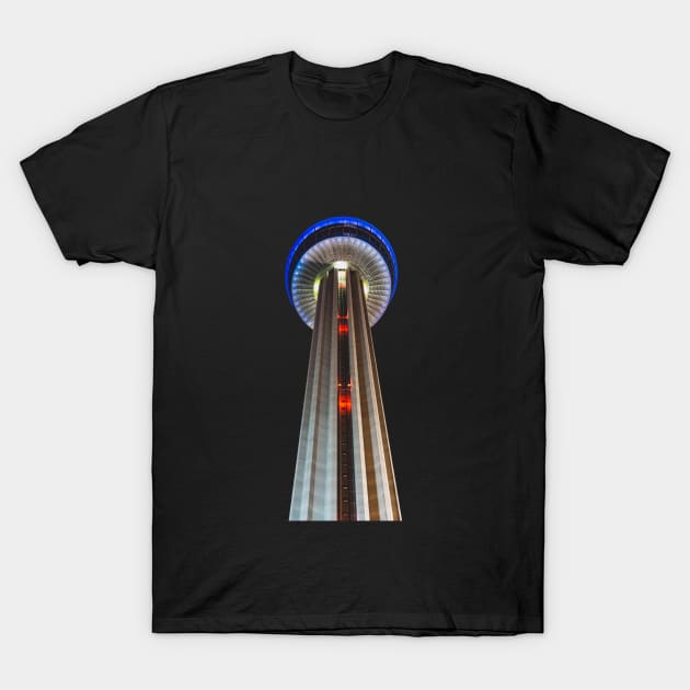 San Antonio Tower of the Americas T-Shirt by Robtography